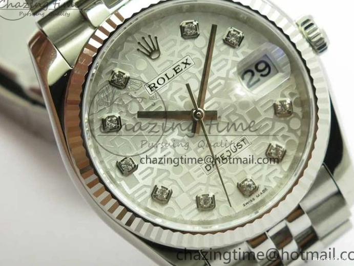 0416 Datejust 36mm 116234 904L SS DJF 1:1 Best Edition Silver Dial Diam Markers On SS Jubilee Bracelet A MoistureWicking 2931